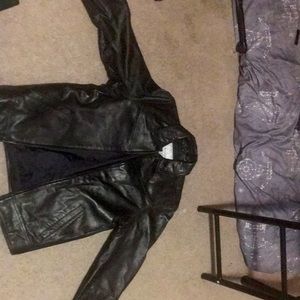 wilson’s leather, leatherjacket. unisex size small